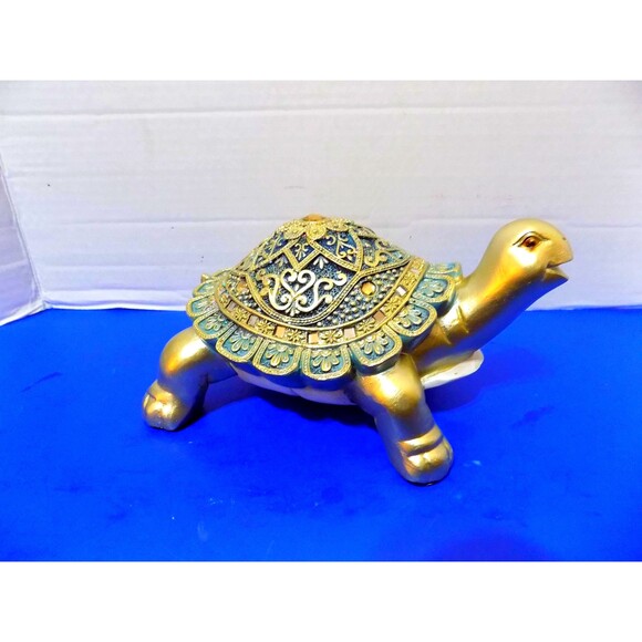 NEW Fancy Turtle Tortoise Figurine Statue Home Decor - Picture 1 of 6